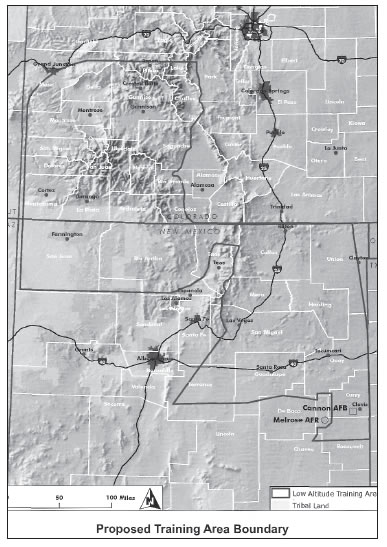 AIR FORCE TRAINING MAP