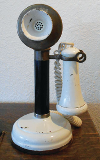 historic candlestick phone