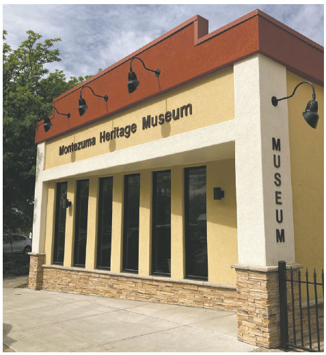 The Montezuma Heritage Museum is located in the old Montgomery Ward Building at 35 S. Chestnut, Cortez.