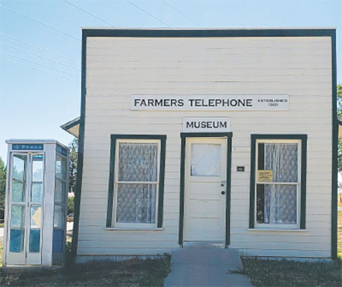 The Farmers Telephone Company museum is located in Pleasant View, Colo.